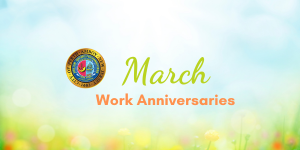 March Work Anniversaries - City of Perth Amboy